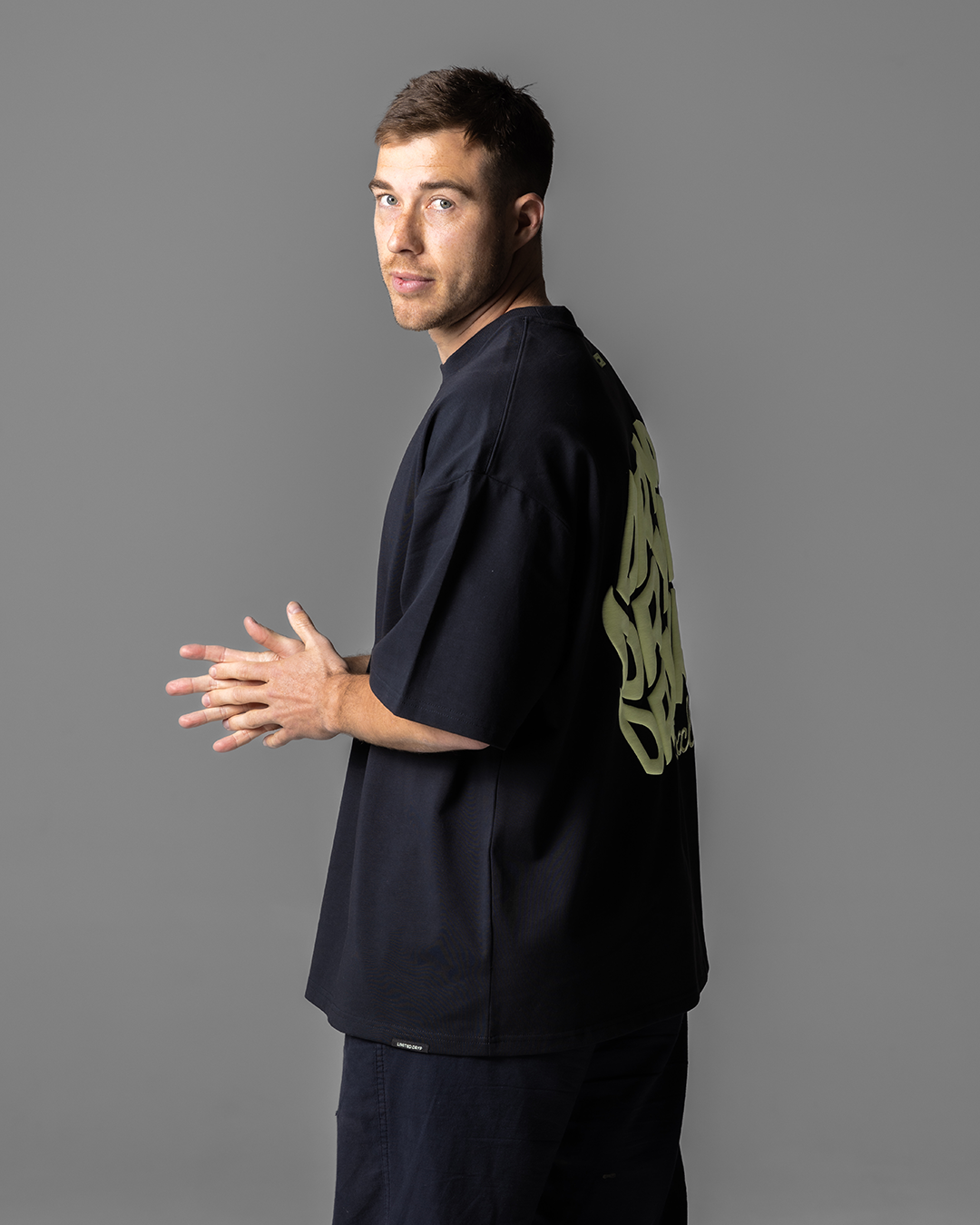 Oversized LIMITED.DRYP - Lime Green Tee